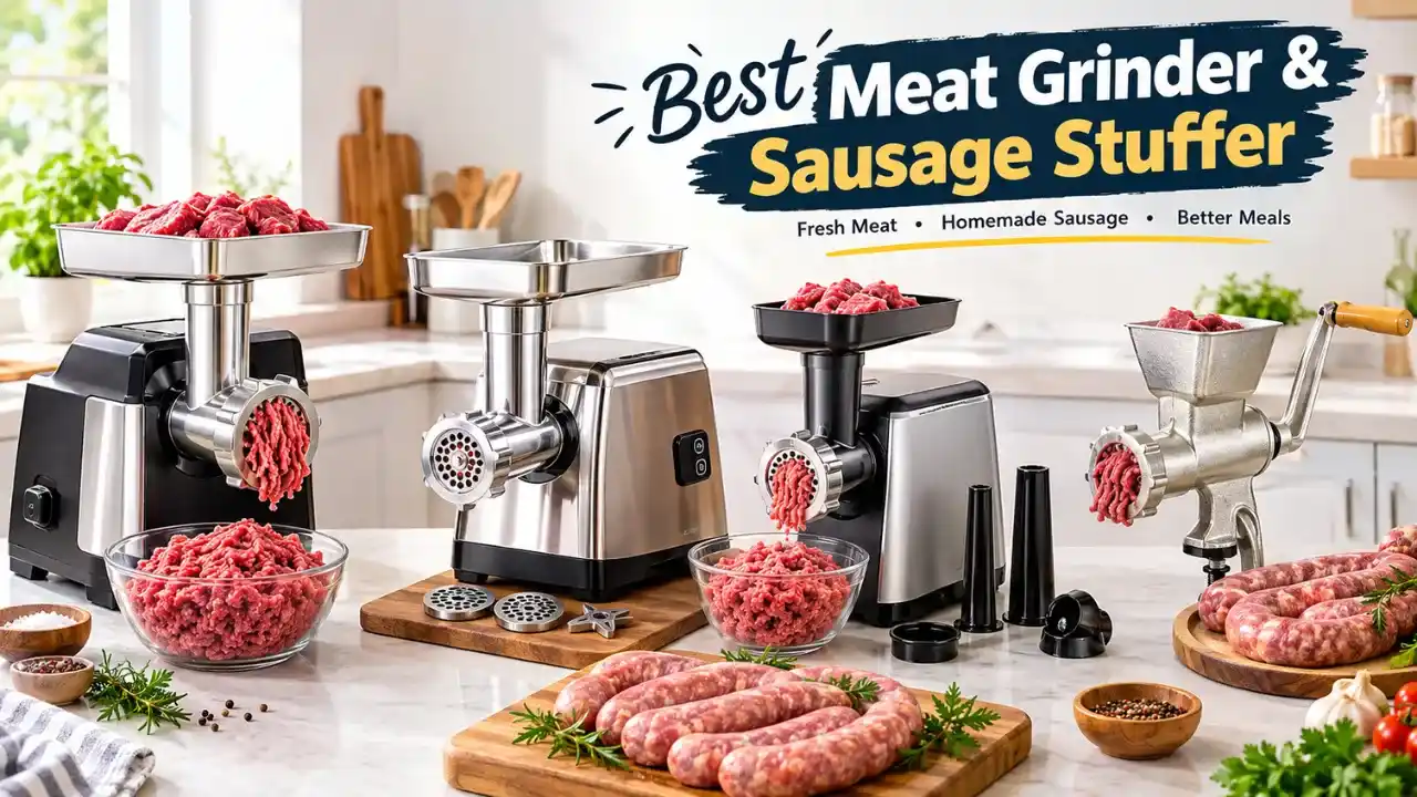 Meat Grinder & Sausage Stuffer